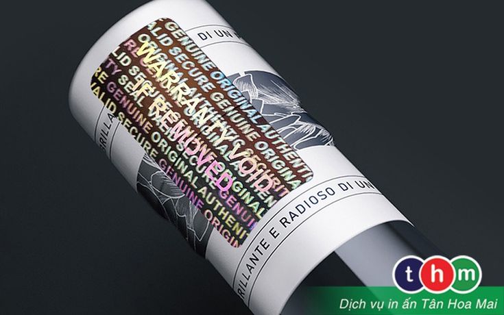 Những ưu điểm của tem chống giả bạn nên biết