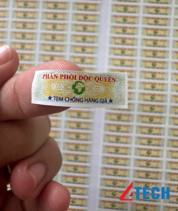 Thiết kế tem chống giả